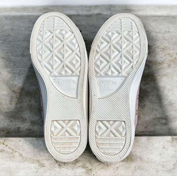 Converse “Precious Metal” Chuck Taylor Low Top in Metallic Taupe (Pink) Sz 8 - Picture 12 of 14